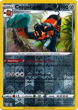 Copperajah Reverse Holo 132 Normal