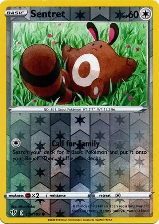 Sentret Reverse Holo 135 Normal