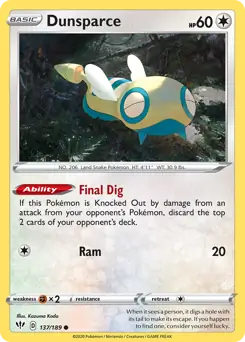 Dunsparce 137 Normal