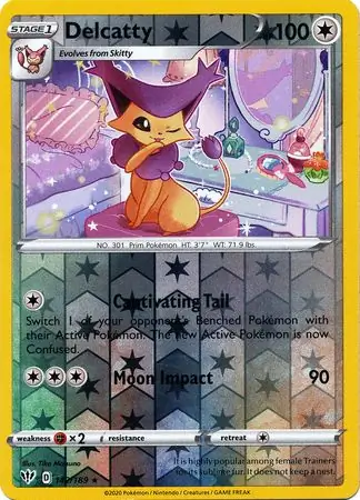 Delcatty Reverse Holo 142 Normal