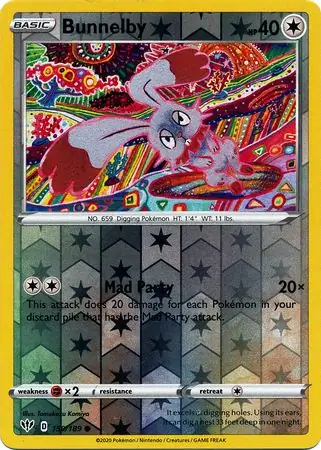 Bunnelby Reverse Holo 150 Normal