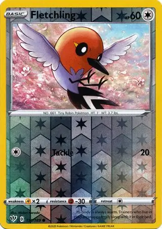 Fletchling Reverse Holo 151 Normal