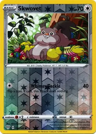 Skwovet Reverse Holo 152 Normal