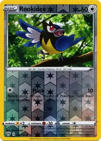 Rookidee Reverse Holo 154 Normal