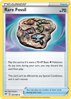 Rare Fossil 167 Normal