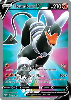 Full Art Houndoom V 178 Normal