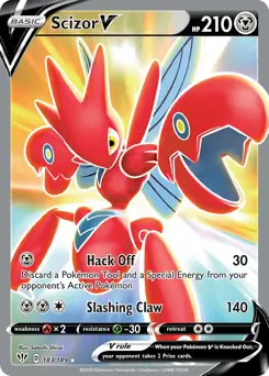 Full Art Scizor V 183 Normal