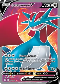 Full Art Salamence V 185