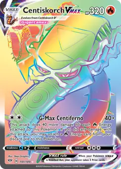 Centiskorch VMAX Secret 191 Normal