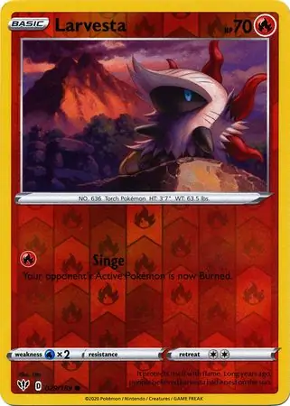 Larvesta Reverse Holo 029 Normal