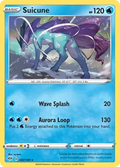 Suicune Holo 037 Normal