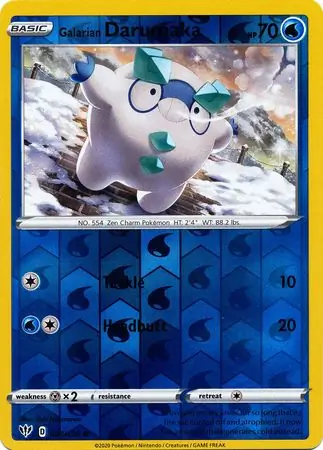 Galarian Darumaka Reverse Holo 043 Normal