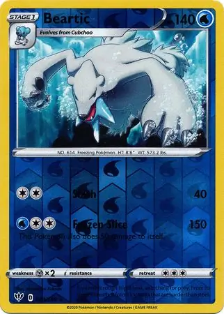 Beartic Reverse Holo 049 Normal
