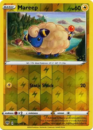 Mareep Reverse Holo 055