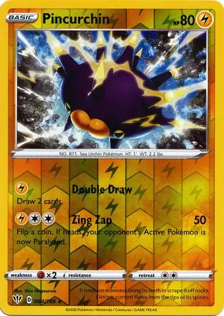 Pincurchin Reverse Holo 064 Normal