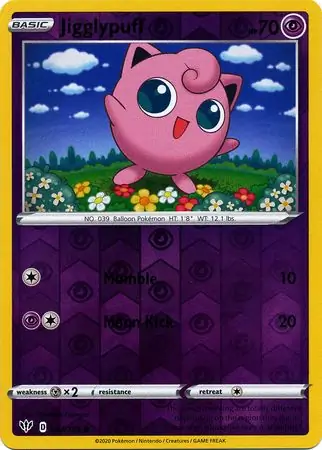 Jigglypuff Reverse Holo 067 Normal