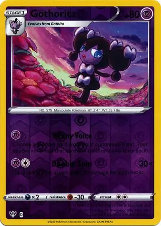 Gothorita Reverse Holo 074 Normal