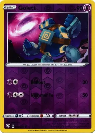 Golett Reverse Holo 076 Normal