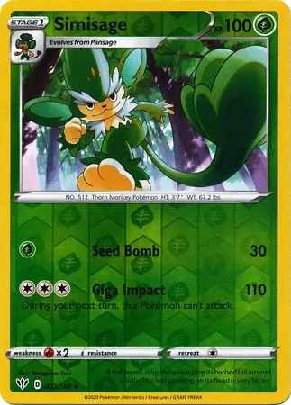 Simisage Reverse Holo 007 Normal