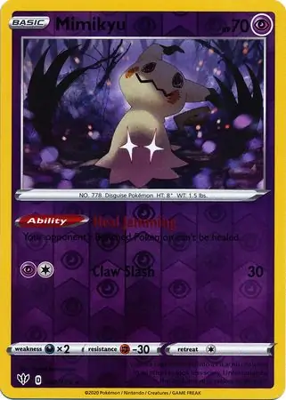 Mimikyu Reverse Holo 081