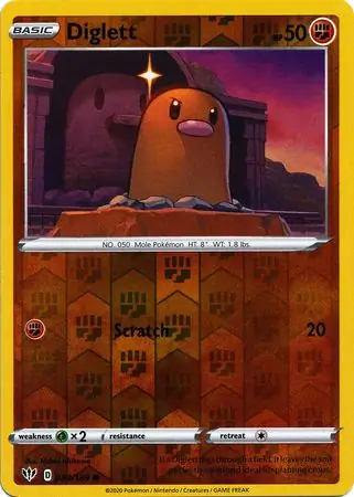Diglett Reverse Holo 084