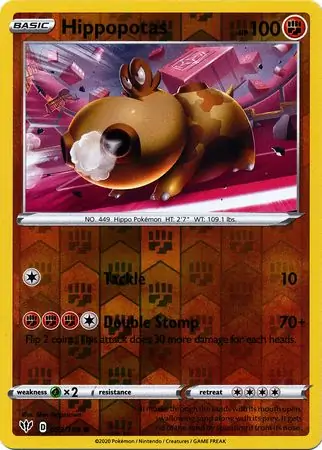 Hippopotas Reverse Holo 093 Normal