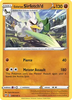 Galarian Sirfetch'd 098 Normal