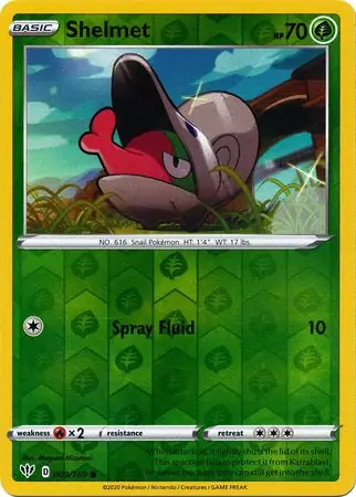 Shelmet Reverse Holo 009 Normal