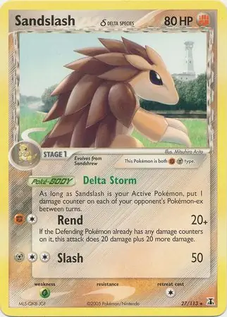 Sandslash Reverse Holo 27