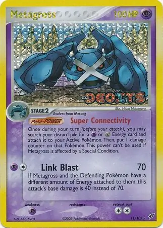 Metagross Reverse Holo 11 Normal
