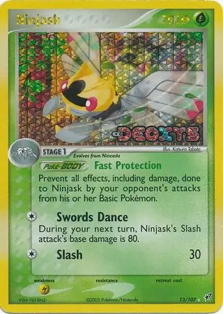 Ninjask Reverse Holo 13 Normal