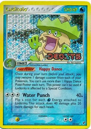 Ludicolo Reverse Holo 19 Normal
