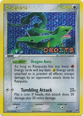Rayquaza Reverse Holo 22 Normal
