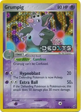 Grumpig Reverse Holo 32 Normal