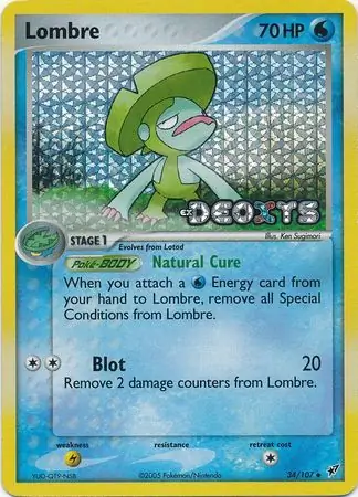 Lombre Reverse Holo 34 Normal