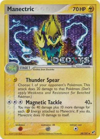 Manectric Reverse Holo 38 Normal