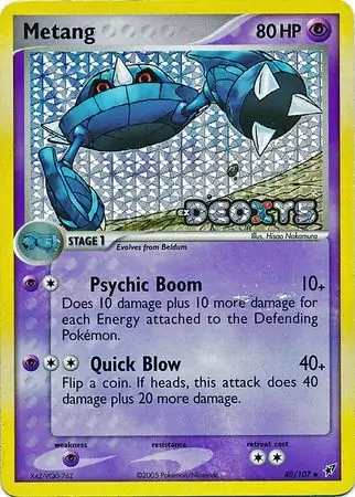 Metang Reverse Holo 40 Normal