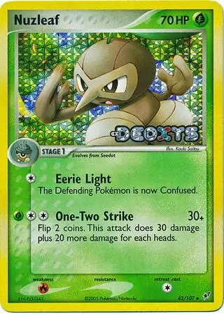Nuzleaf Reverse Holo 43 Normal