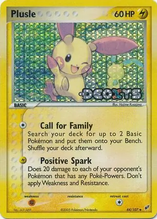 Plusle Reverse Holo 44 Normal
