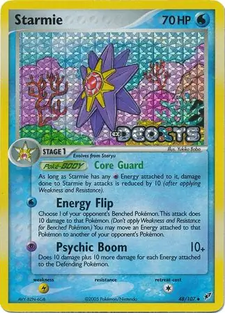 Starmie Reverse Holo 48 Normal