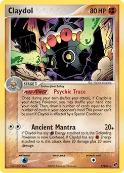 Claydol Holo 5 Normal