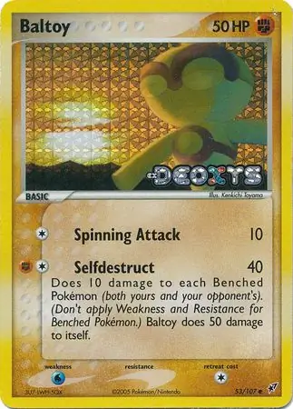Baltoy Reverse Holo 53 Normal