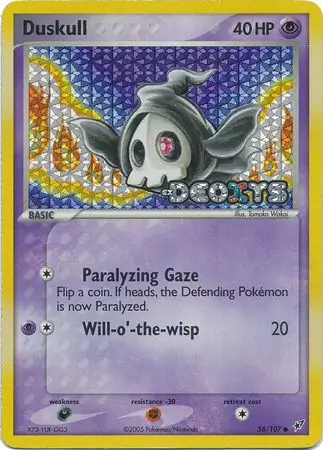 Duskull Reverse Holo 58 Normal