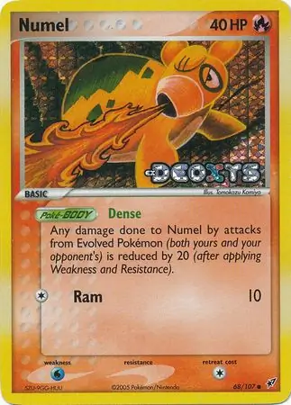 Numel Reverse Holo 68 Normal