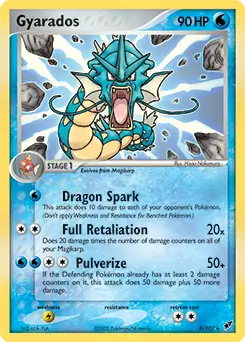 Gyarados Holo 8 Normal