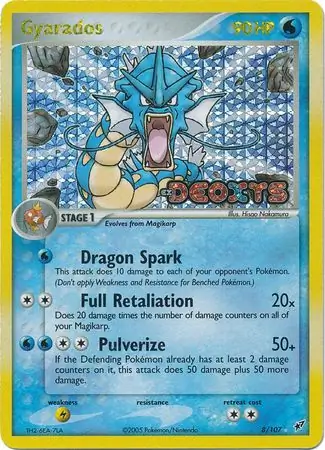 Gyarados Reverse Holo 8 Normal