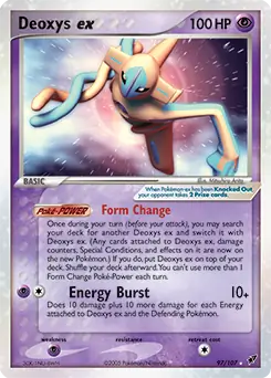 Deoxys ex Holo 97 Normal