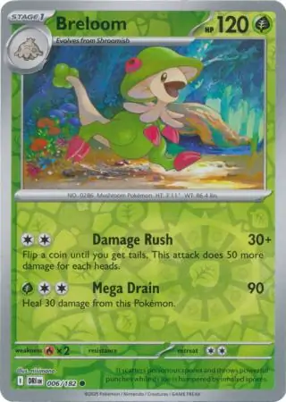 Breloom Reverse Holo 006