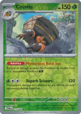Crustle Reverse Holo 012 Normal