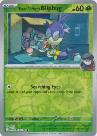 Team Rocket's Blipbug Reverse Holo 015 Normal
